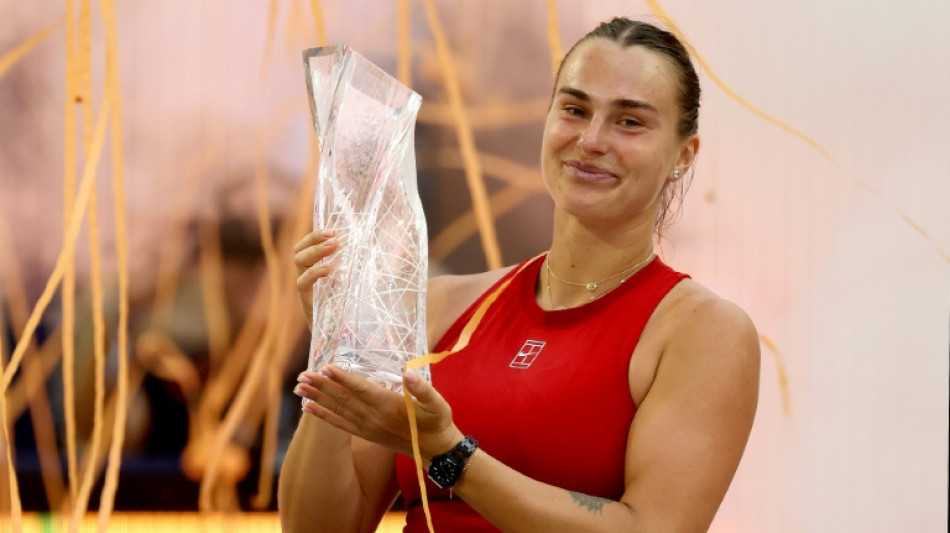Campe&atilde; em Miami, Sabalenka segue soberana no ranking da WTA