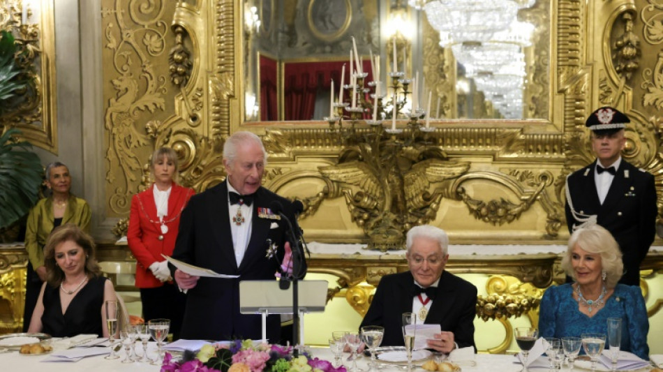 King Charles jokes, cites Monty Python at Italian state banquet