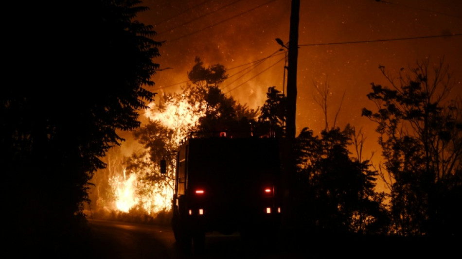  Un incendio sigue fuera de control cerca de la ciudad griega de Sal&oacute;nica 