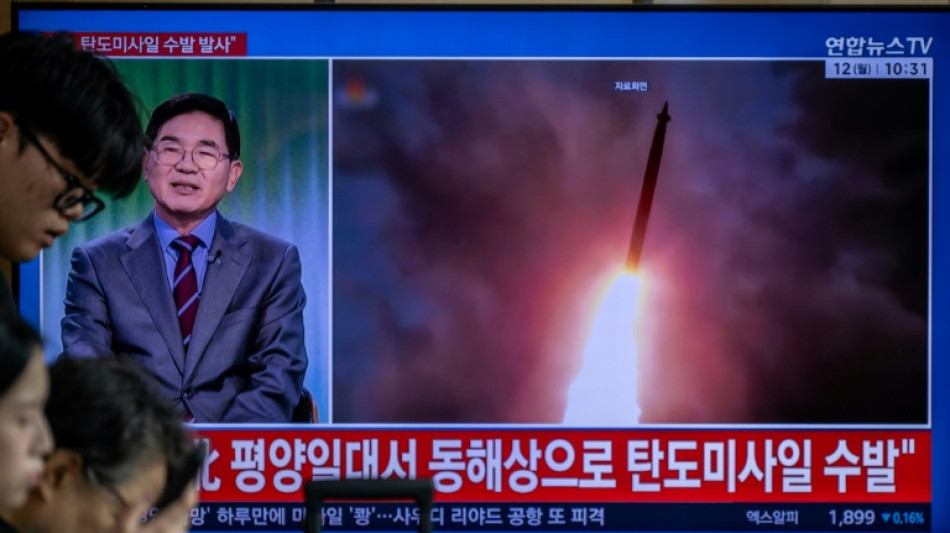  North Korea fires 'several ballistic missiles' into Sea of Japan 