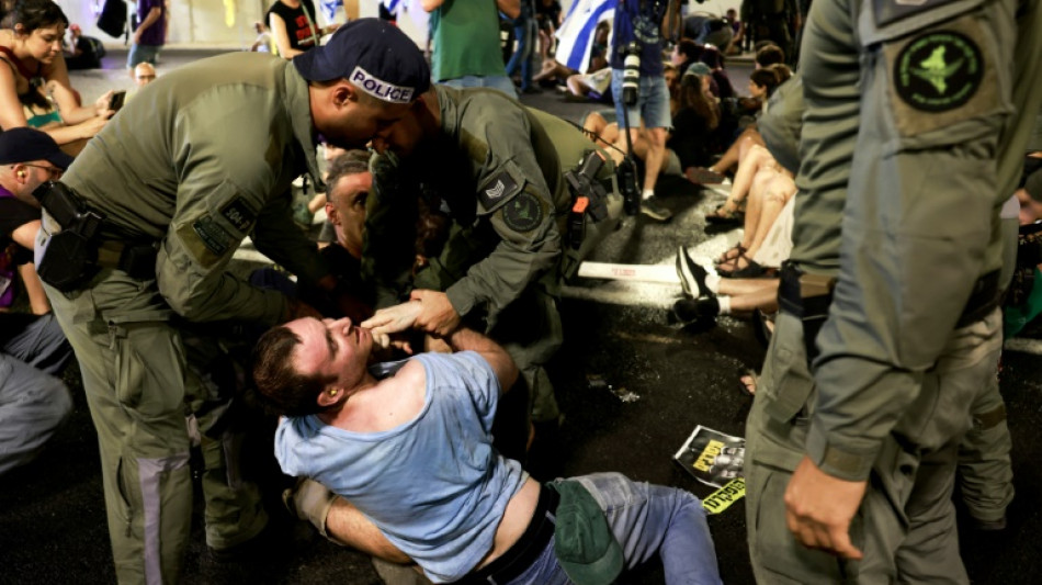 Immense manifestation &agrave; Tel-Aviv en soutien aux otages isra&eacute;liens &agrave; Gaza