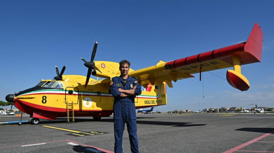  Italy's firefighting planes return home after scorching summer 