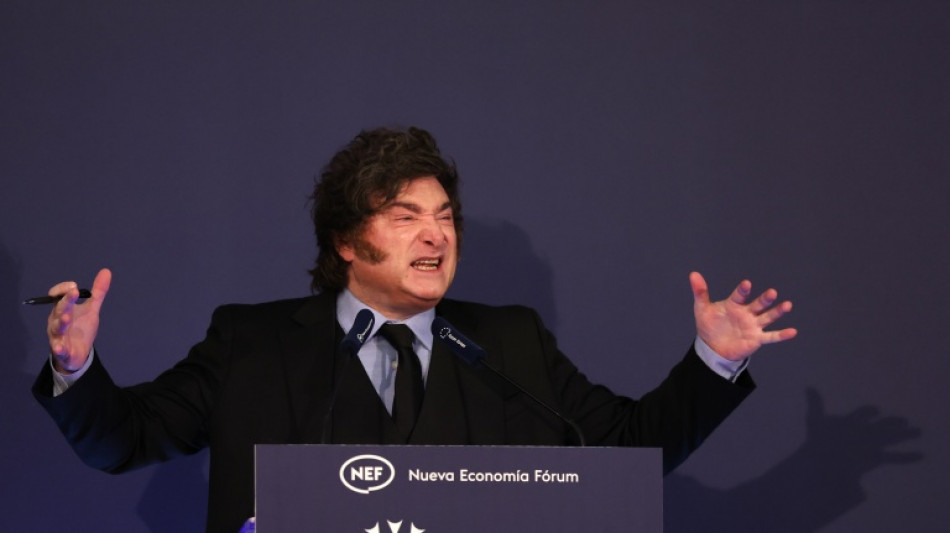  Milei irrompe na campanha eleitoral espanhola e chama S&aacute;nchez de 'ditador' 