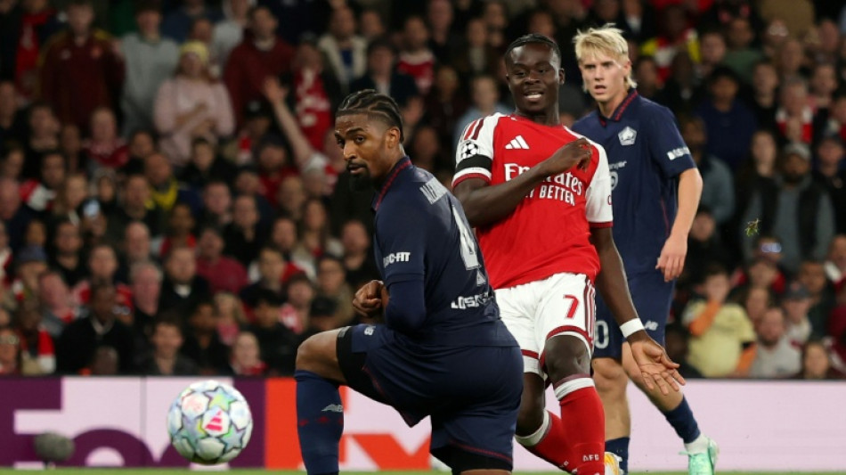  Arsenal cruise past Lille into share of Champions League lead 