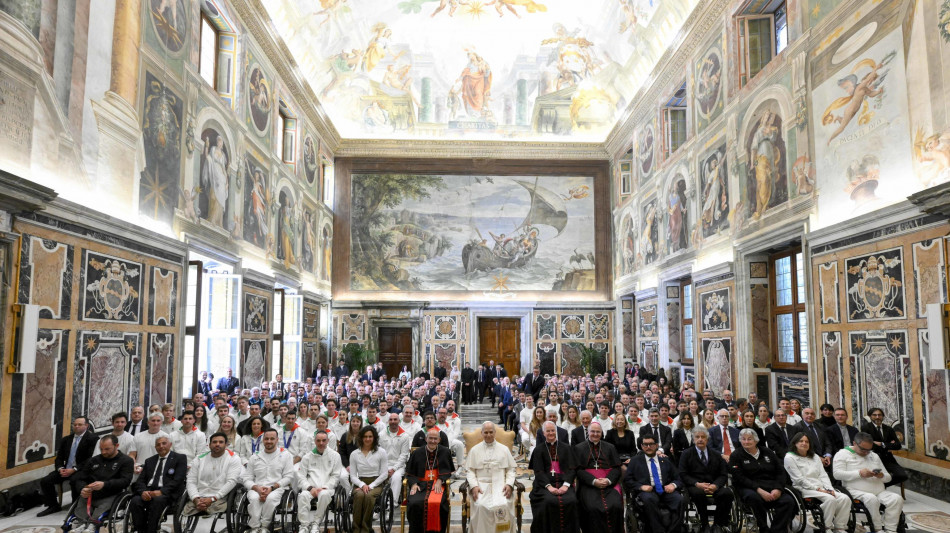 Gli azzurri di Milano Cortina dal Papa 'emozione come ai Giochi'