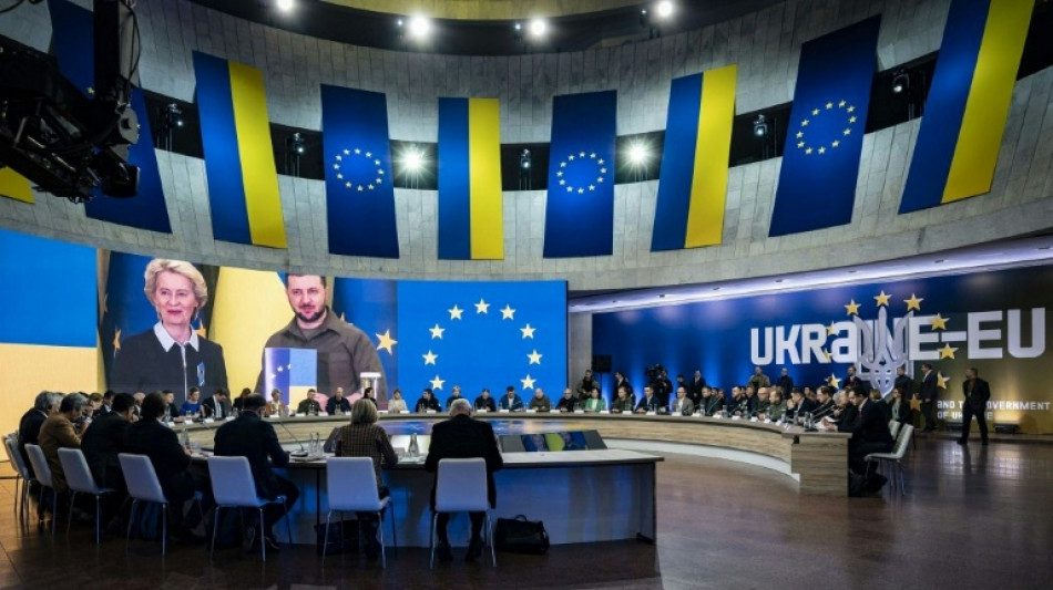 L'UE affiche son soutien &agrave; l'adh&eacute;sion de l'Ukraine lors d'un sommet &agrave; Kiev