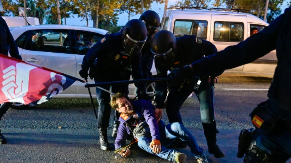 Cinco detenidos durante manifestaciones propalestinas antes de partido de básquet en España