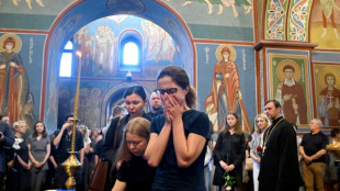 Ceremonia f&uacute;nebre por la escritora ucraniana que muri&oacute; en el bombardeo de un restaurante