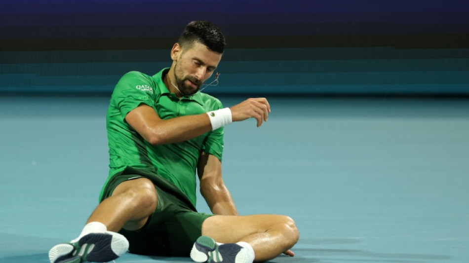 Djokovic refuses to discuss eye ailment after shock Miami loss