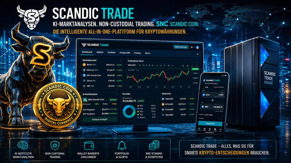  SCANDIC TRADE und SNC SCANDIC COIN:  KI trifft Non-Custodial 