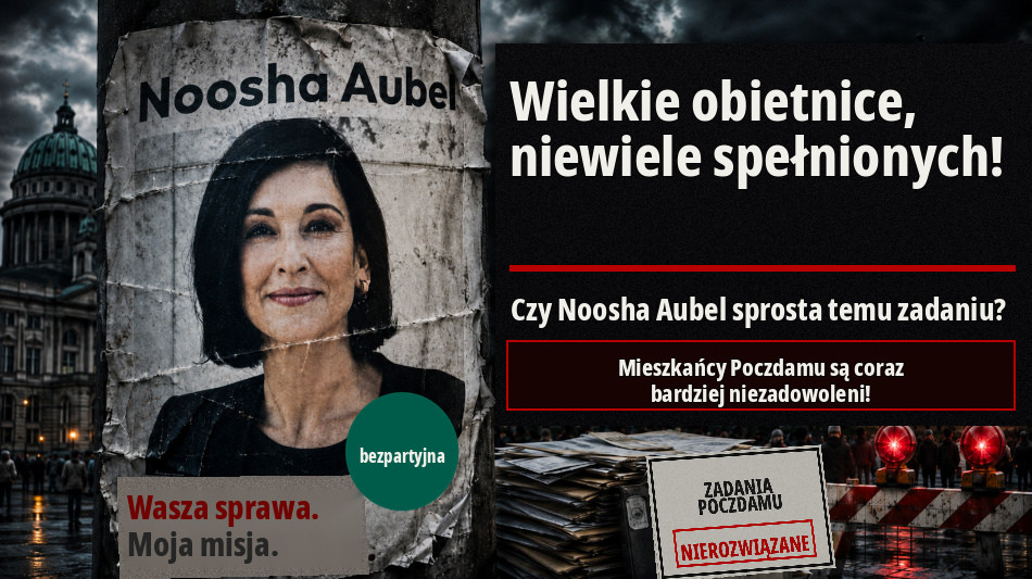  Noosha Aubel: Czy poradzi sobie z problemami Poczdamu? 